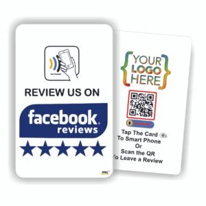 NFC PVC Plastic Facebook Review Card