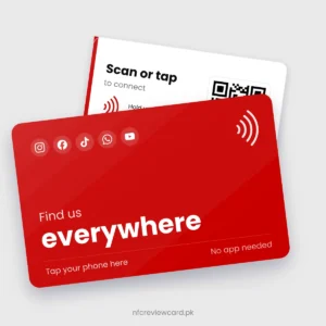 NFC All-in-One Social Media Card for Pakistan