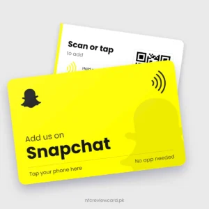 NFC Snapchat Card for Pakistan